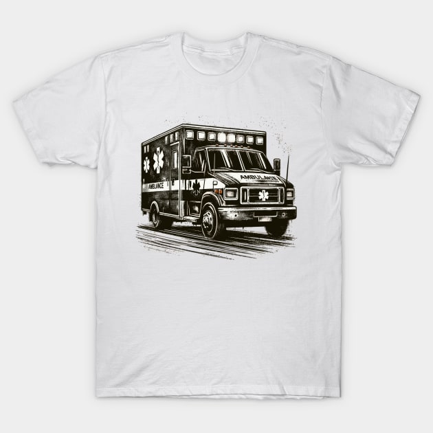Ambulance T-Shirt by Vehicles-Art